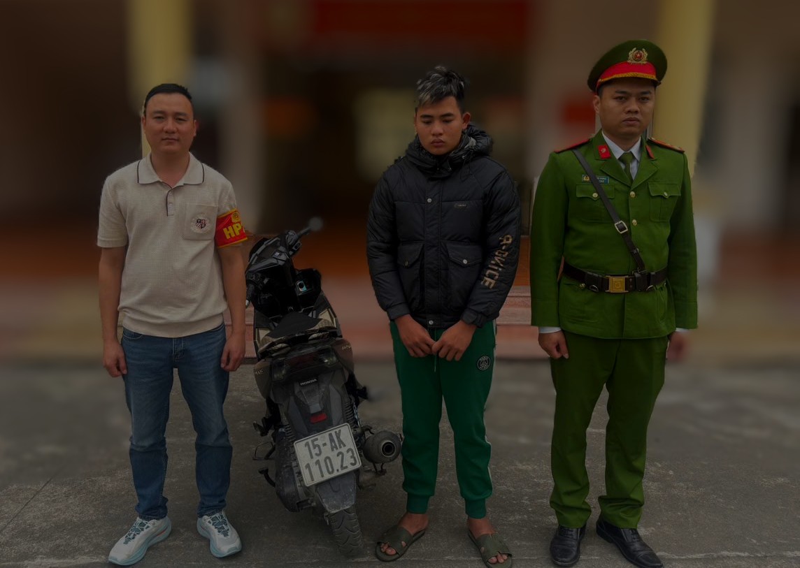 Công an xã Tiên Lãng: Tạm giữ phương tiện của trường hợp điều khiển xe mô tô “bốc đầu”